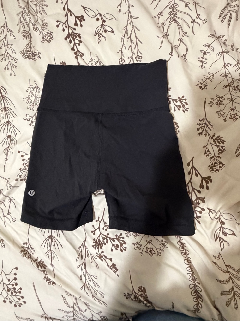 lululemon athletica Black High-Rise Bike Shorts